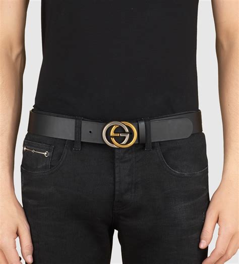 gucci black belt women's.